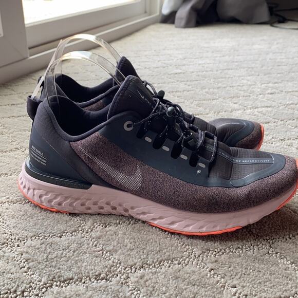 Nike Shield Running Shoes Size Oil Gray casual lightweight sz 9 athletic - Picture 4 of 8